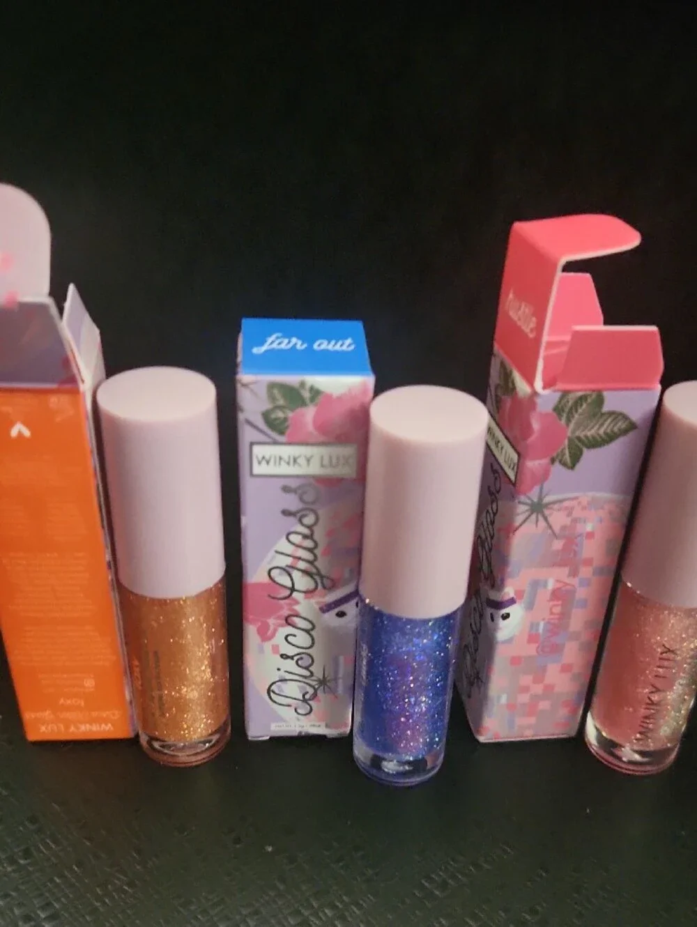 TRULY Lip Oil Tinted Lip Oil Trio & 3 Set Winky Lux Pink &Coral Shades $90 Value